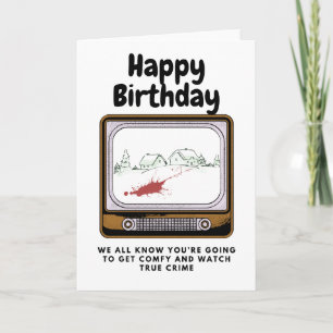 Carte Montre Joyeux Anniversaire Véritable Crime