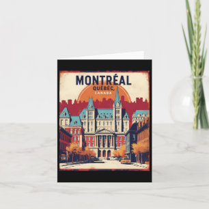 Carte Montréal Québec Canada Années 1950 Voyage Tourisme