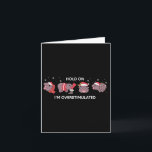 Carte Moo Deng Christmas Hold On Je suis trop stimulé Ba<br><div class="desc">Moo Deng Christmas Hold On Je suis trop stimulé Ba</div>