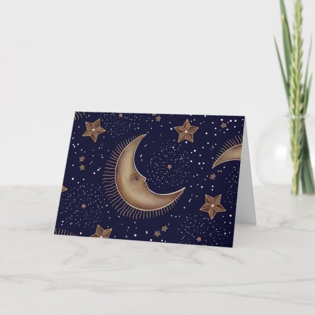 Carte Moon and Stars (Devant)