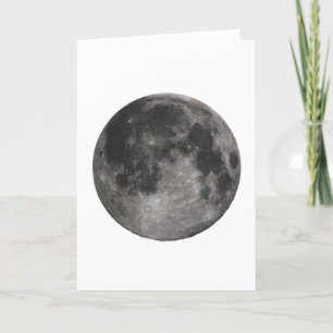 Carte Moon Space Office Fête Douche Paix Amour Art