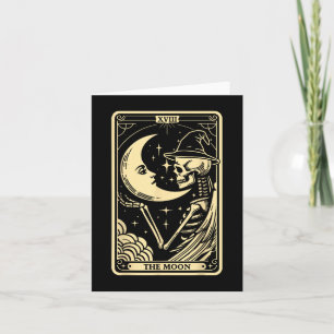 Carte Moon Tarot Halloween Skeleton Witch Men W