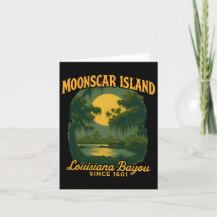 Carte Moonscar Island Retro Caricature Halloween Zombie
