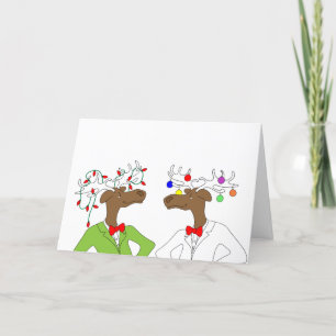 Carte Moose Holiday