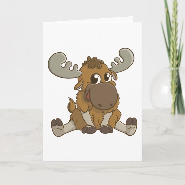Carte Moosie Greeting Card (Devant)