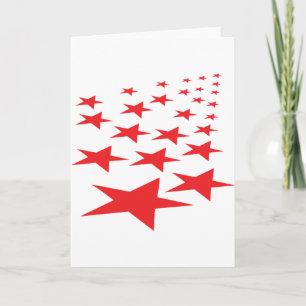Carte moquette étoile rouge