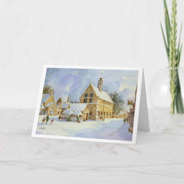 Carte Moreton dans le marais dans la neige (Devant)