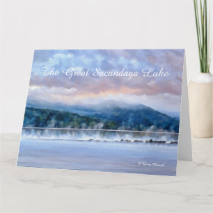 Carte Morning Mist au Grand Lac Sacandaga