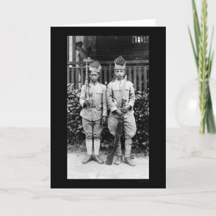 Carte Moro Soldiers Philippines 1909