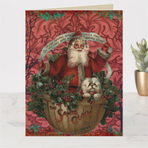 Carte Morris Santa Claus Vacances