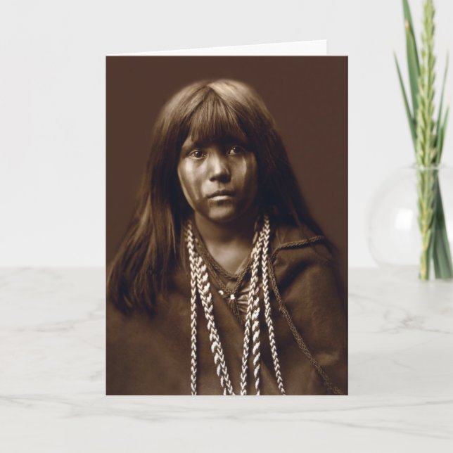 Carte Mosa - une femme de Mojave - archives de Natif (Devant)