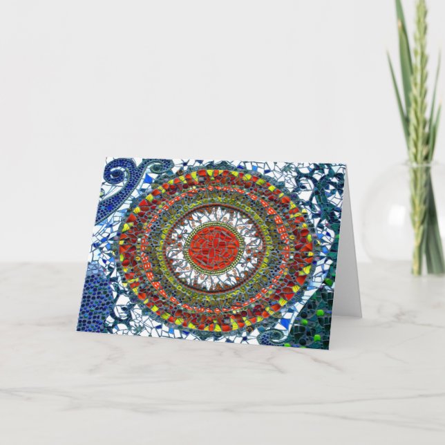 Carte Mosaic Mandala 1 (Devant)