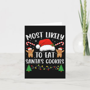 Carte Most Likely To Eat Santas