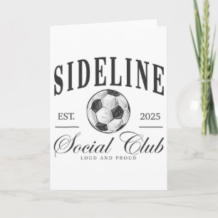 Carte Mot de club social de côté des femmes journée de m