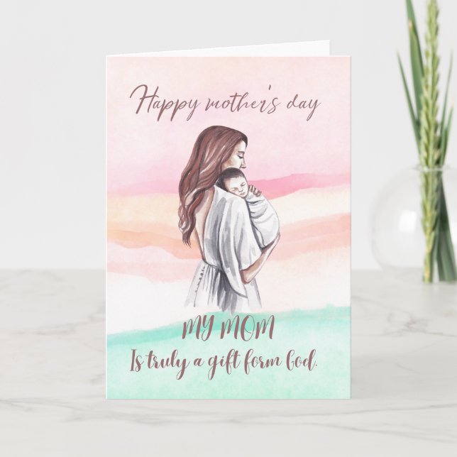 Carte Mother’s Day Card for Mom (Devant)