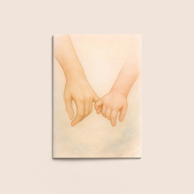 Carte Mother’s Day Card – Holding Hands (Créateur téléchargé)