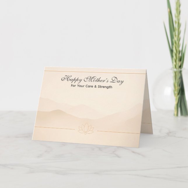 Carte Mother’s Day Cards for Clients with Offer  Wellnes (Devant)