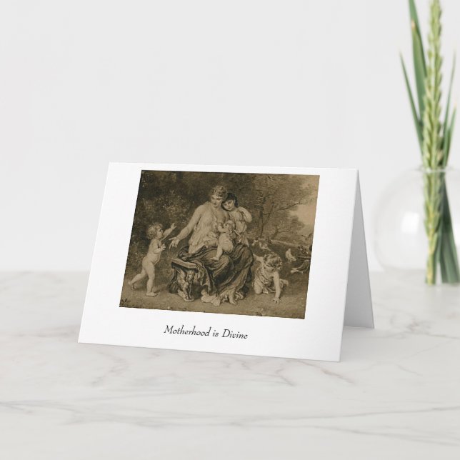 Carte Motherhood is Divine (Devant)