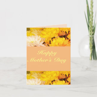 Carte Mothering Sunday Bouquet Folded Greeting Card