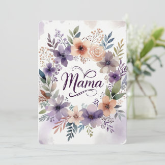 Carte Mother's day Flat Greeting Card