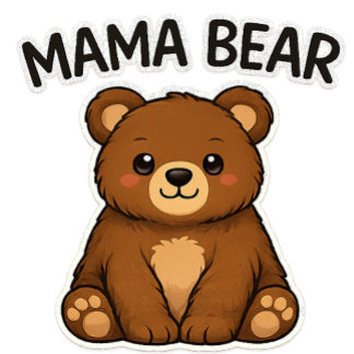 Carte Mother's Day Mama Bear