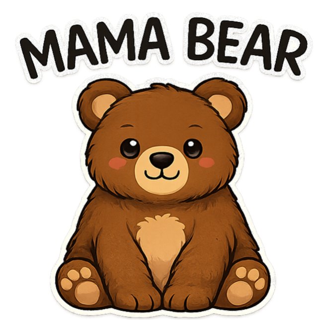 Carte Mother's Day Mama Bear (Créateur téléchargé)
