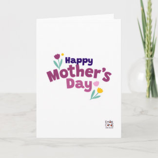 Carte Mother's Day - Simple Colorful