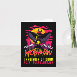 Carte Mothman Fun Cryptid Harbinger Part Homme Part Moth