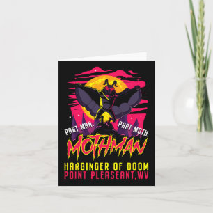 Carte Mothman Fun Cryptid Harbinger Part Homme Part Moth