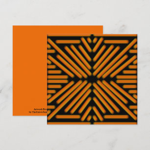 Carte Motif à lignes symétriques d'art de nouille au fro