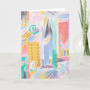 Carte motif Abstrait