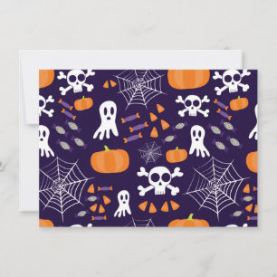 Carte Motif amusant d'Halloween