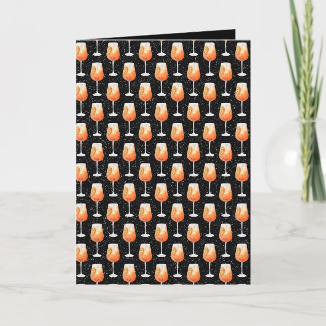 Carte Motif Aperol Spritz (Devant)