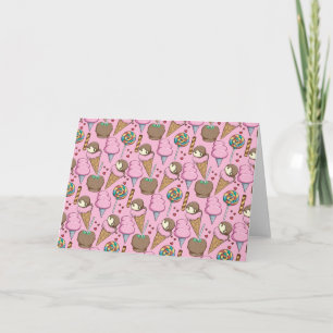 Carte Motif crème glacée   motif Lollies   lollipop 26