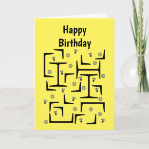 Carte Motif d'acier de construction