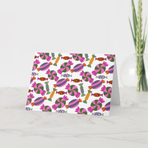 Carte Motif de bonbons   motif Lollies   lollipop 6
