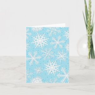 Carte Motif de flocon de neige