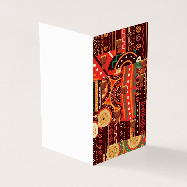 Carte Motif de la tribu Afrocentric Kente (Outside)