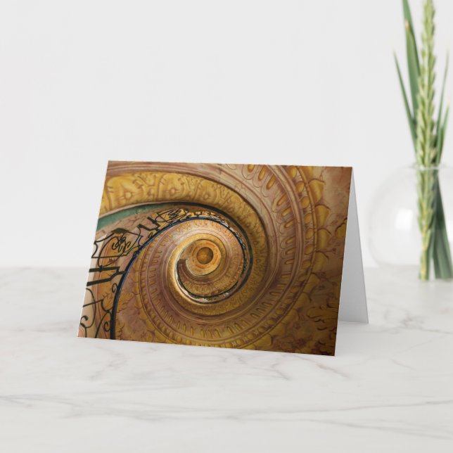 Carte Motif de l'escalier (Devant)