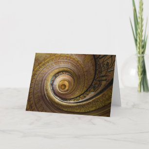 Carte Motif de l'escalier Spiral