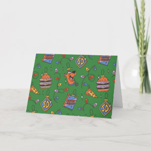 Carte Motif de lumières de snack de vacances de Scooby-D