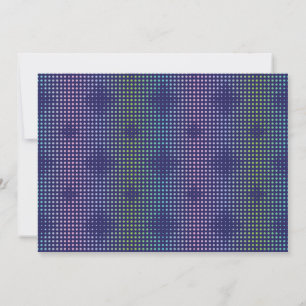 Carte Motif de points holographiques Iridescente