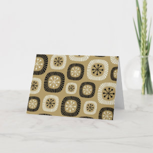 Carte Motif de rafale d'étoiles de style moderne du mili