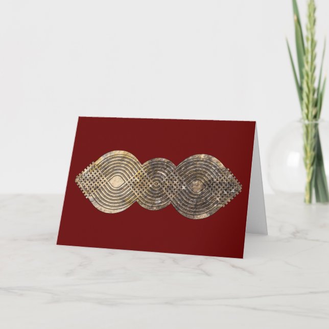 Carte Motif de tissage (Devant)