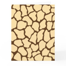 Motif Girafe Marron – Impression Animale Minimale