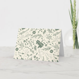 Carte Motif Magique Herbologie HOGWARTS™