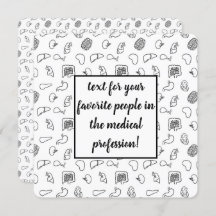 Carte Motif Médicale