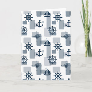 Carte Motif nautique