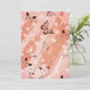 Carte Motif papillon 11
