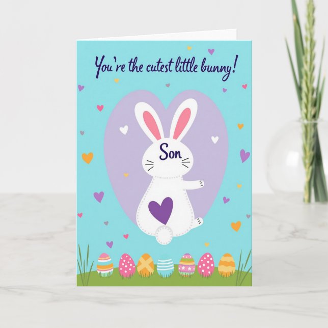 Carte motif Purple Heart pour fils (Devant)